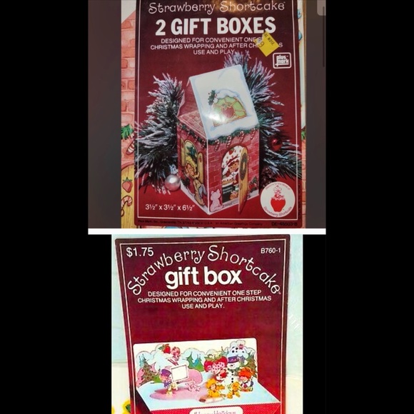 NIB 5pc STRAWBERRY SHORTCAKE dolls 3D gift